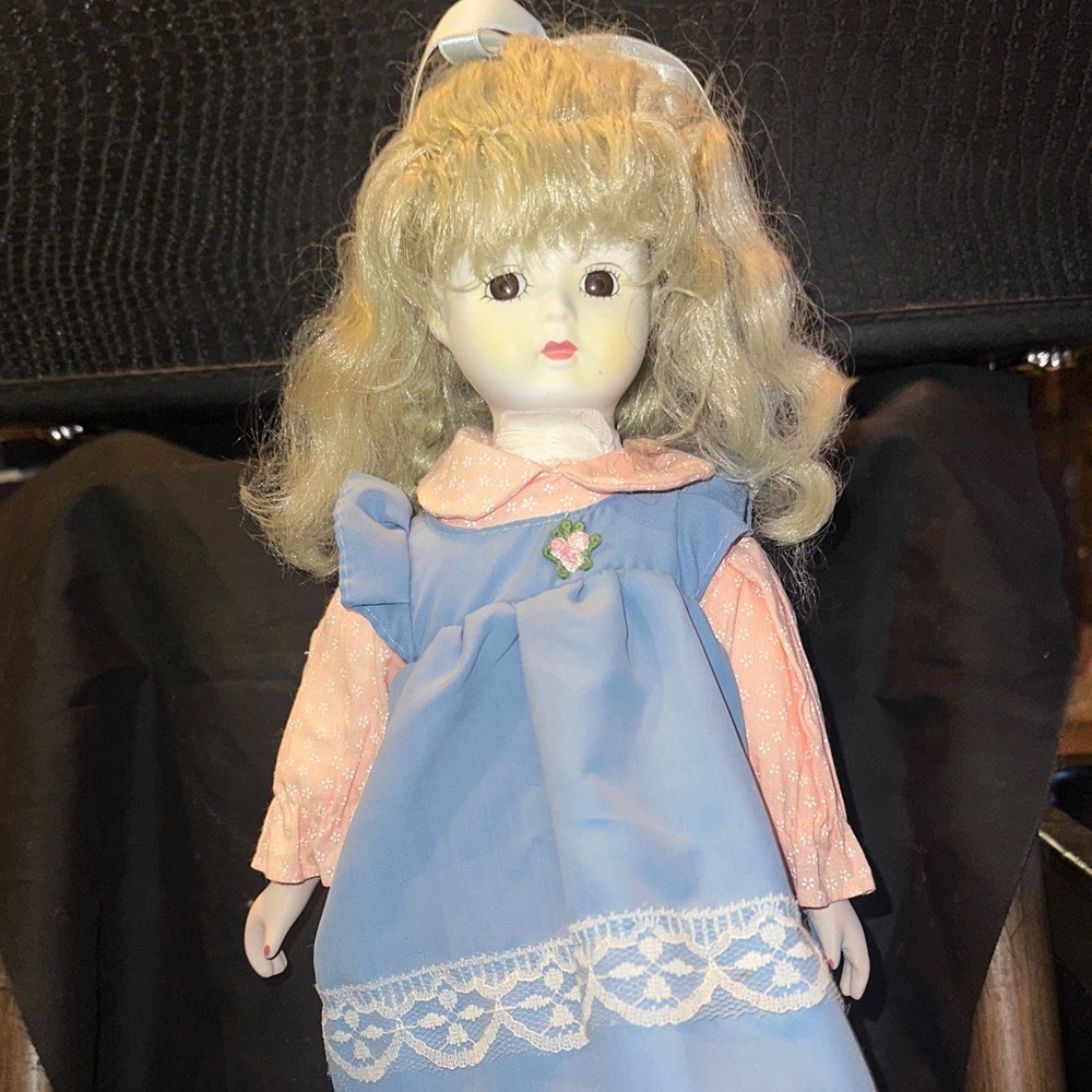 Charming Blue and Pink Doll